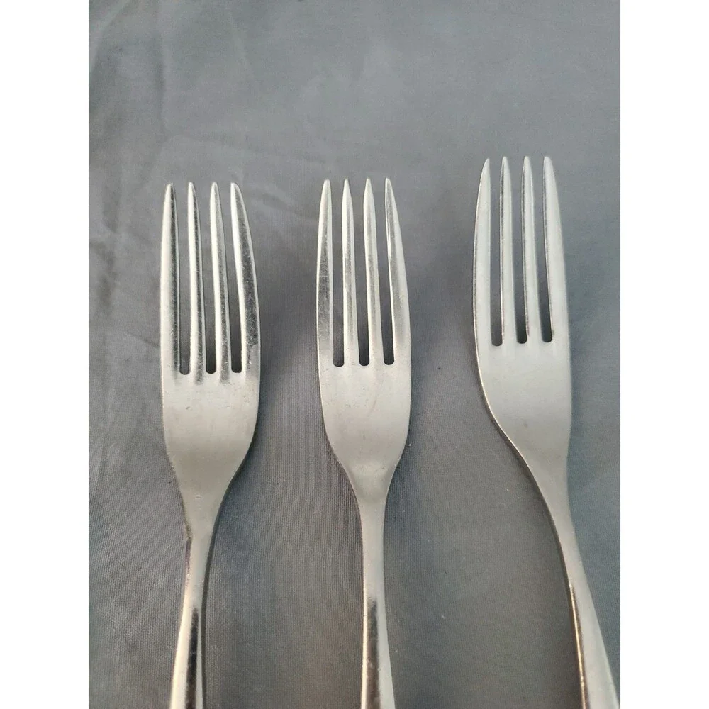 ZEN By Wink  Stainless Flatware 3 Replacement Forks 10/18